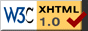 W3c - Xhtml 1.0
